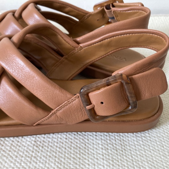 Like new Vince Women's Rexx leather Sandals in TAN with original box - Picture 5 of 10